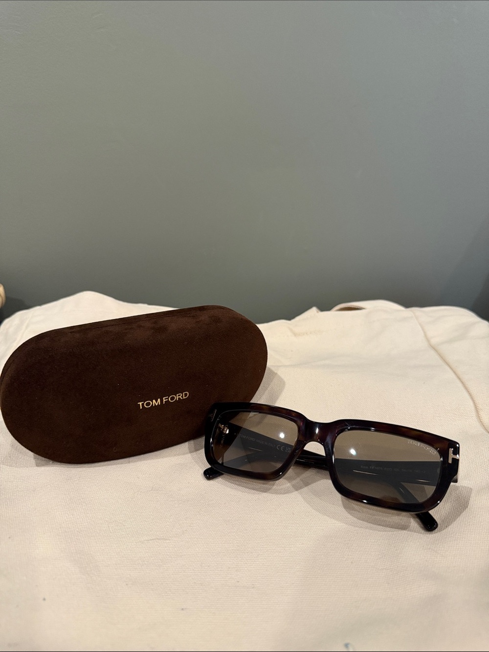 Tom Ford Tortoiseshell Sunglasses with Brown Lenses